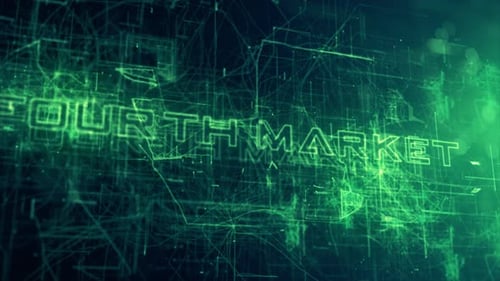 Digital Sci Fi Data Background Fourth Market