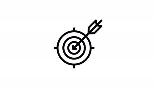 target line icon animation