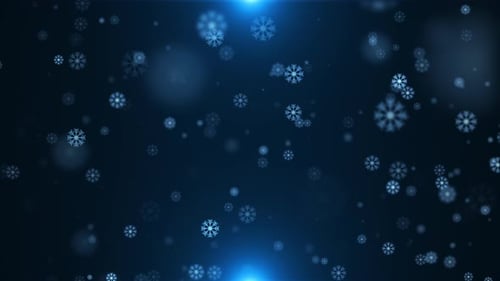 Christmas Snowflake Particles