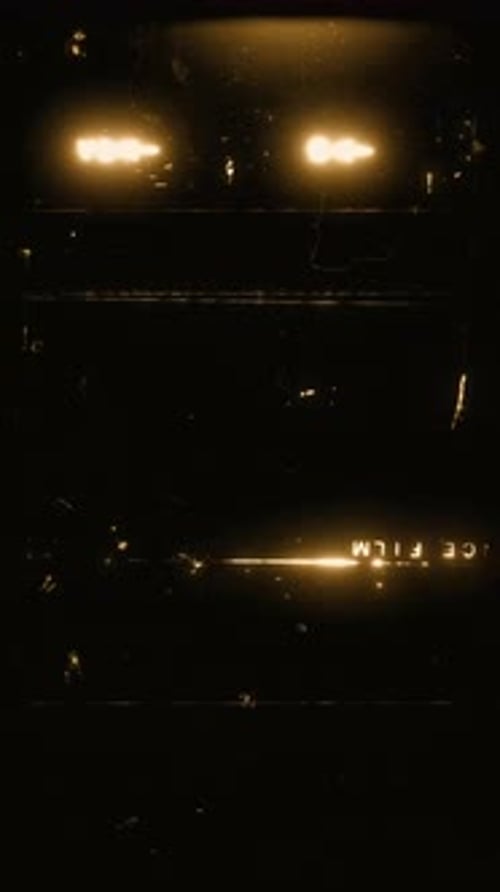 Vintage Film Grain Overlay with Light Leaks and Scratches