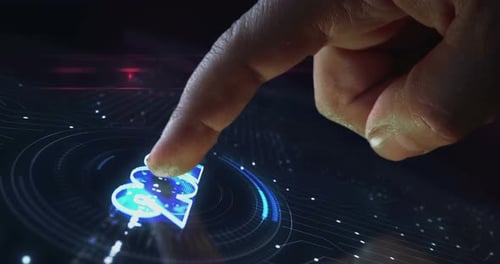 Futuristic Digital 2023 Reveal on Circuit Board