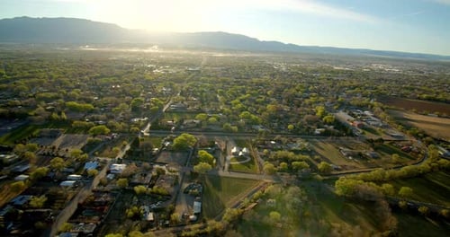 Hot Air Balloons Launching in Desert at Sunset, Albuquerque, New Mexico Adventure
