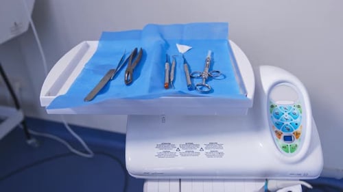 Dental healthcare equipment. Stomatology clinic professional chair.
