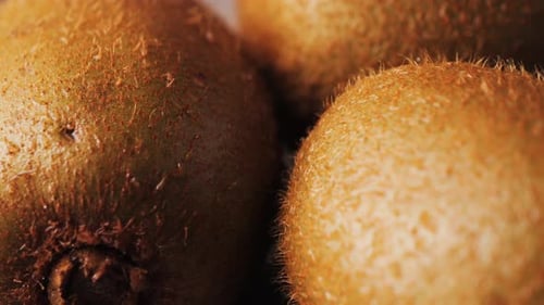 Close Up of Kiwi Fruit Texture Kiwi