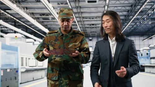 Microelectronics Production Factory Manager and Soldier Brainstorm