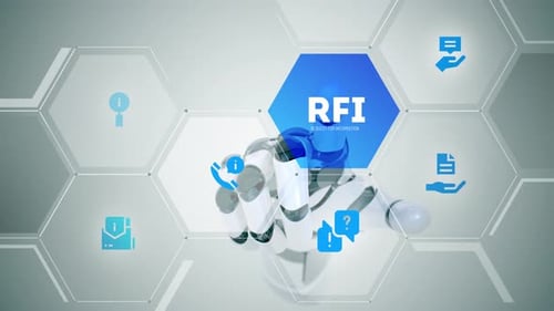 Rfi Request For information touchscreen animation