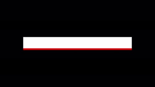 Clean Flat Design Horizontal Bar Reveal Animation