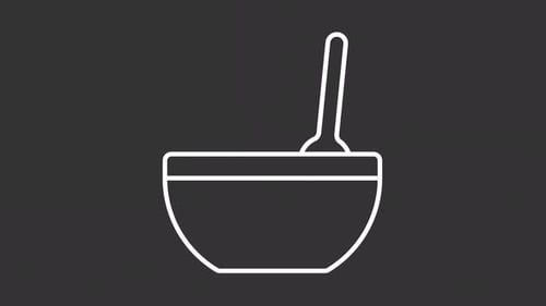 Animated Flat Design Cooking Icons: Kitchen Tools and Utensils