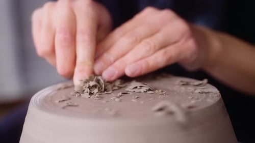 Potter marque des points sur des flocons au ralenti