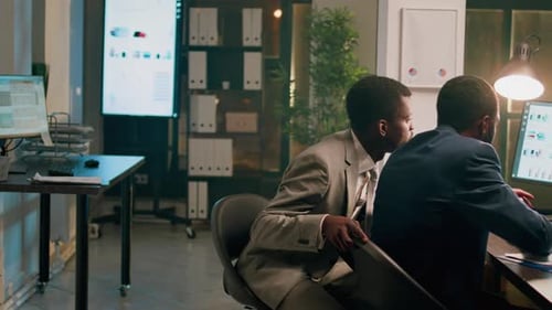 Employees Teamworking on Company Project