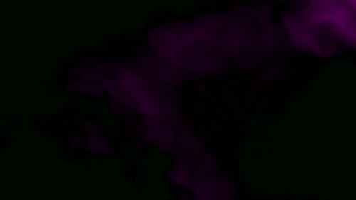 Purple Gas Swirls on Black Background