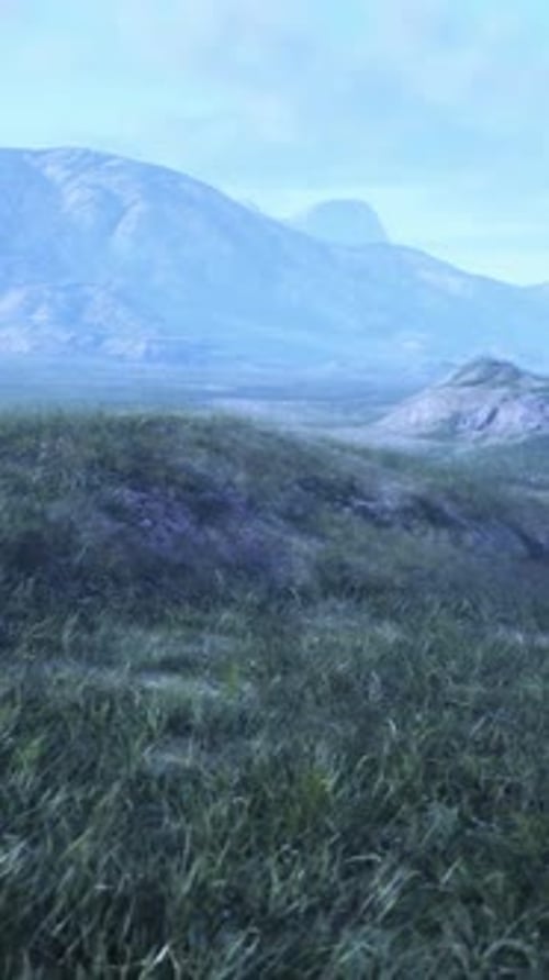 A Picturesque Landscape with Mountains in the Distance