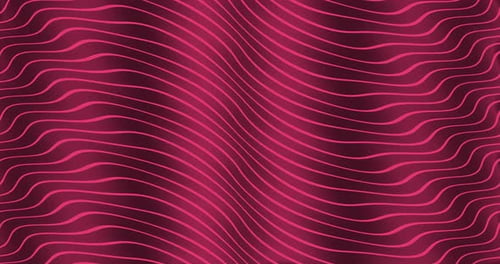 Fluid Abstract Red Wavy Lines Looping Background