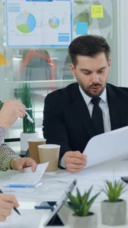 Building Industry Concept Where Attractive Professional Diverse Team of Specialists in Vests and