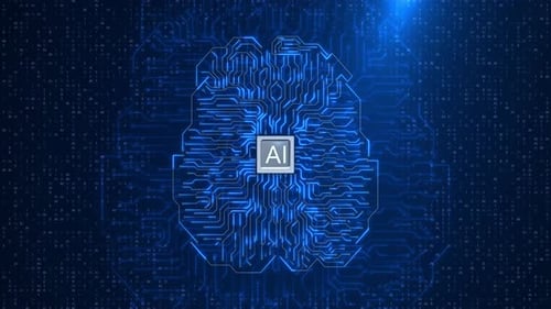 Artificial Intelligence AI Machine Learning Modern Computer Technologies Concepts Business