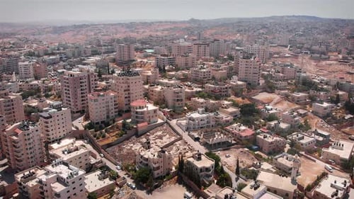 Palestinian Town Aerial view