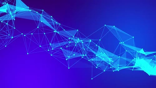 Blue Plexus Network Background Loop V3