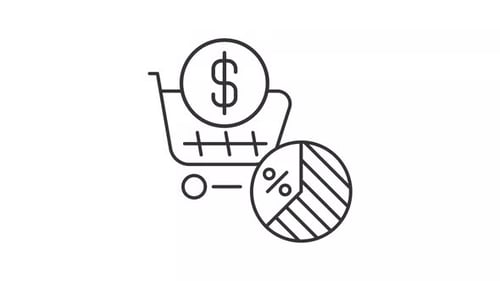 Sales tax line animation