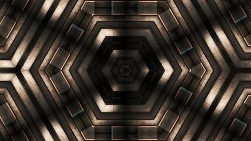 Puzzle de madera de piezas hexagonales