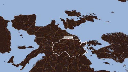 Modern Map Zoom to Location Marker Animation