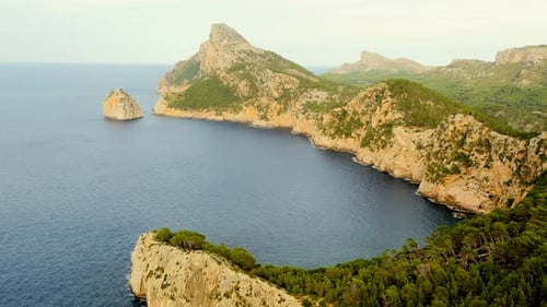 Mediterranean Coastal Seascape Sea Nature Vacation Holiday Destination