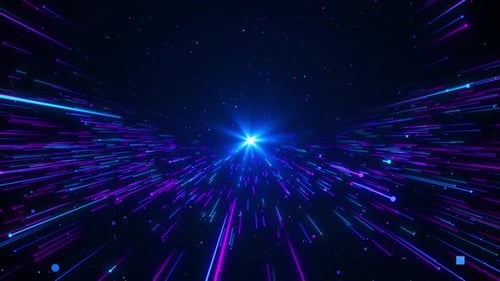 Digital Cyberspace High Speed Connection Data Analysis Technology Matrix Cyber Big Data Analytic