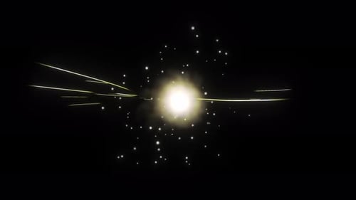 Dynamic Light Burst and Particle Reveal
