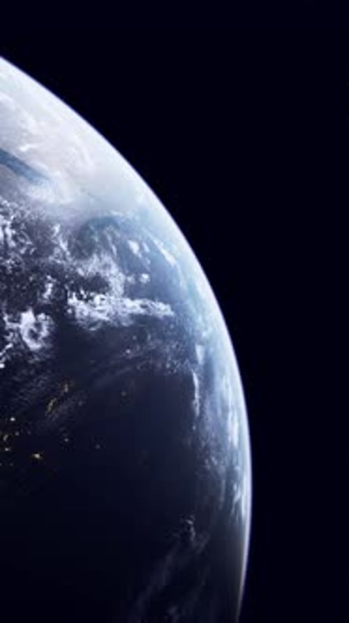 Earths Nighttime View From Space