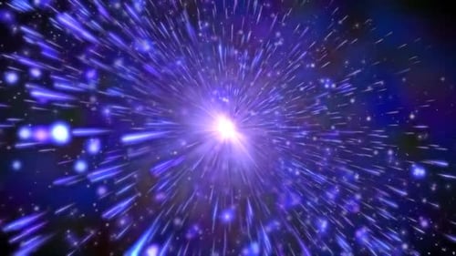 Purple Rays Circling Animation Background