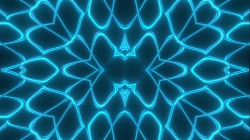 Dynamic glowing tunnel journey, futuristic abstract motion background