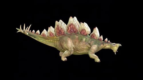 Stegosaurus Dinosaur Calling Idle