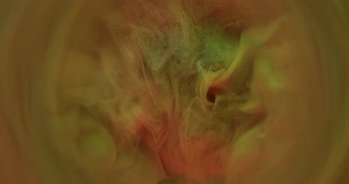 Abstract Fluid Colors Mixing and Swirling