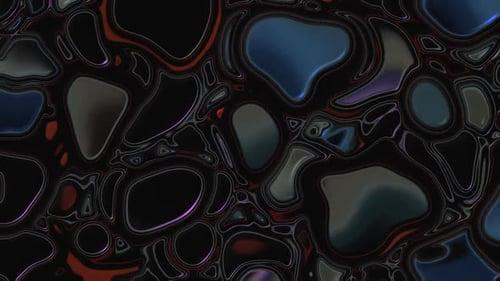 Abstract Fluid Morphing Shapes Seamless Background
