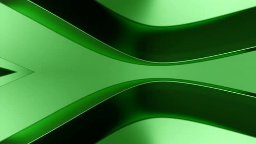 Abstract optical illusion with metal widening stripes