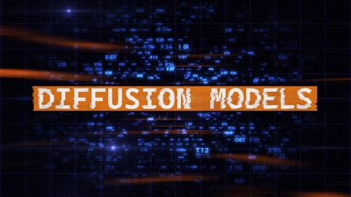 Diffusion Models Trending Words In Ai Hi Tech Backgrounds V 07