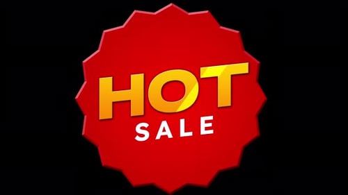 Modern Hot Sale Starburst Badge Title Reveal