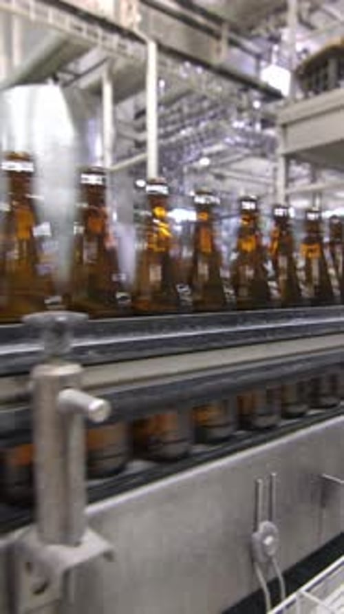 Overview of Beer Bottling Process in a Large Production Facility
