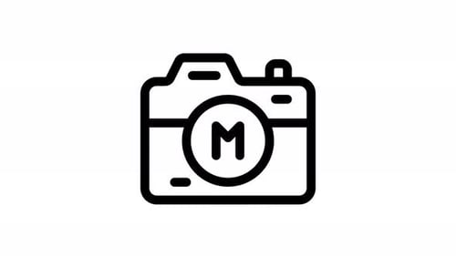 animación de iconos de línea de modo
