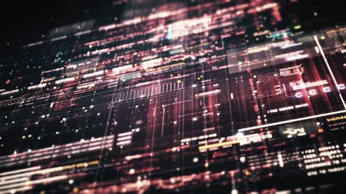 Advance Data Matrix Simulation UI Background 27