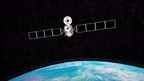 Exploration Of Earth From A Satellite In Orbit Around The Planet