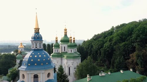 Decorative Orthodox Slavic Church and Kiev Small