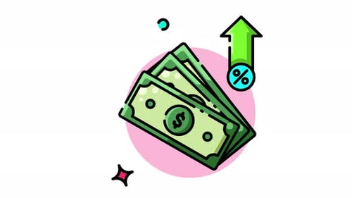 Growing Money, Financial Growth, Investment Illustration