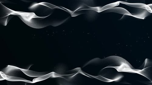 4K Abstract Background Loopable - black