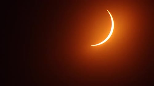 Totale Sonnenfinsternis.