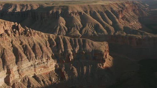 Grand Canyon, Arizona Circa-2019. Aerial View of Grand Canyon at Sunrise