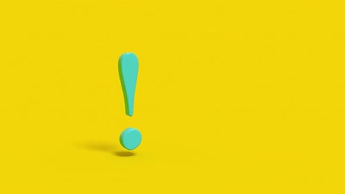 Exclamation Point Able to Loop Seamless