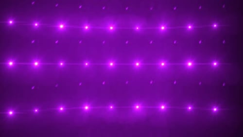 Seamless Loop of Pulsating Purple Stage Lights