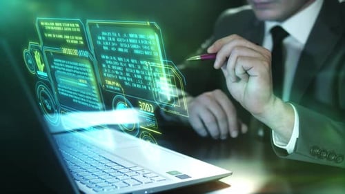 Decryption of an Incoming Data Packet Using a Virtual Panel