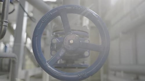 Valve for Pressure Control and Pipelines System in Workshop