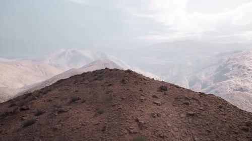 Majestic Pamir Mountains Landscape in Tajikistan Under Soft Daylight